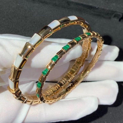 [Polaidi Jewelry]SERPENTI BRACELET PINK GOLD MOP