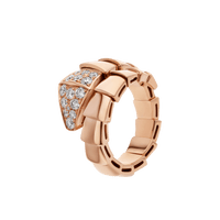 [Polaidi Jewelry ]SERPENTI RING PINK GOLD DIAMOND