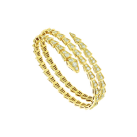 [Polaidi Jewelry ]SERPENTI BRACELET GOLD DIAMOND DOUBLE ROW