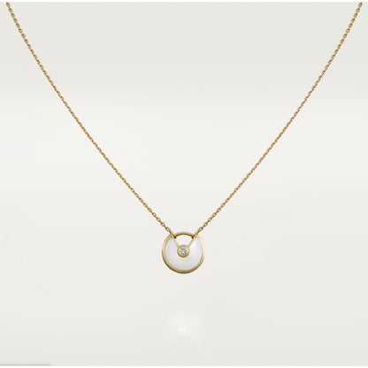 [Polaidi Jewelry]AMULETTE ROSE GOLD MOP NECKLACE
