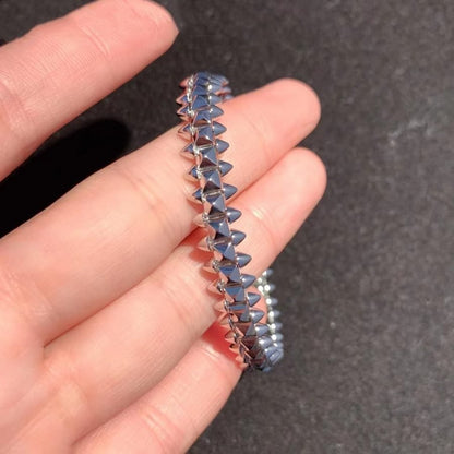 [：Polaidi Jewelry]CLASH SILVER BRACELET