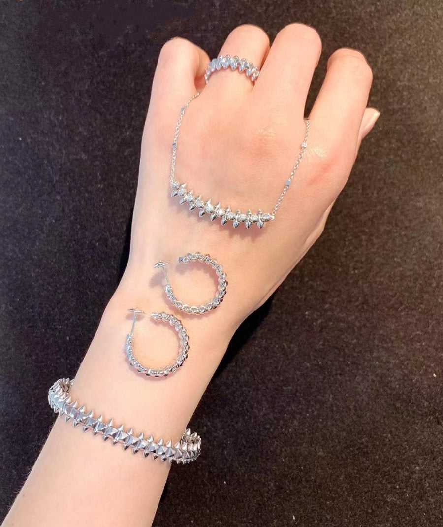 [Polaidi Jewelry]CLASH SILVER BRACELET