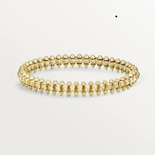 [：Polaidi Jewelry]クラッシュゴールドブレスレット