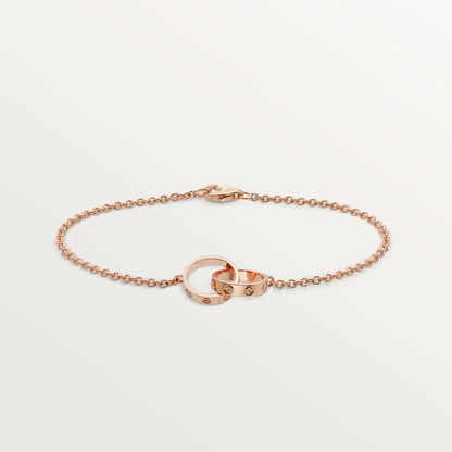 [Polaidi Jewelry]LOVE BRACELET DOUBLE RING