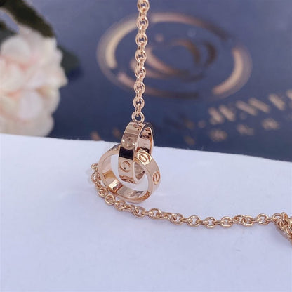 [：Polaidi Jewelry]LOVE BRACELET DOUBLE RING