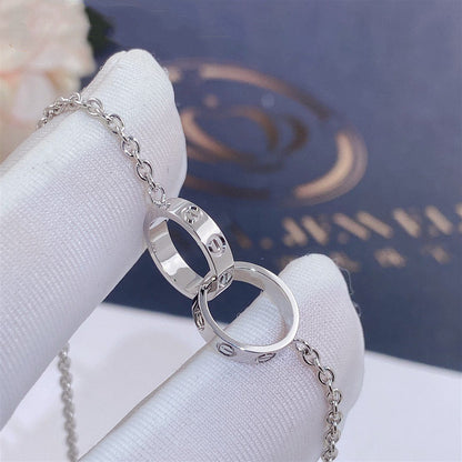 [Polaidi Jewelry]LOVE BRACELET DOUBLE RING