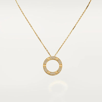 [：Polaidi Jewelry]LOVE NECKLACE ADJUSTABLE ROSE GOLD