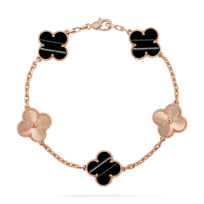 [Polaidi Jewelry] クローバー5モチーフ パルサーストーンブレスレットコレクション
