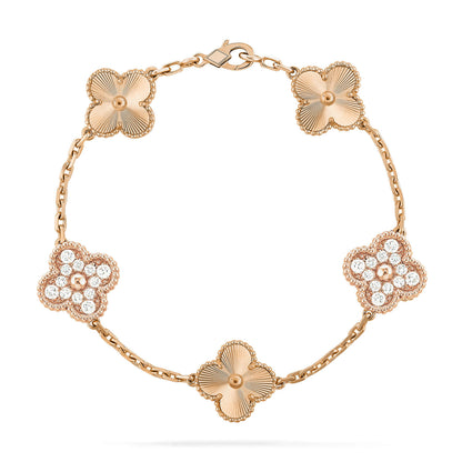 [Polaidi Jewelry] CLOVER 5 MOTIF LASER BRACELET COLLECTION