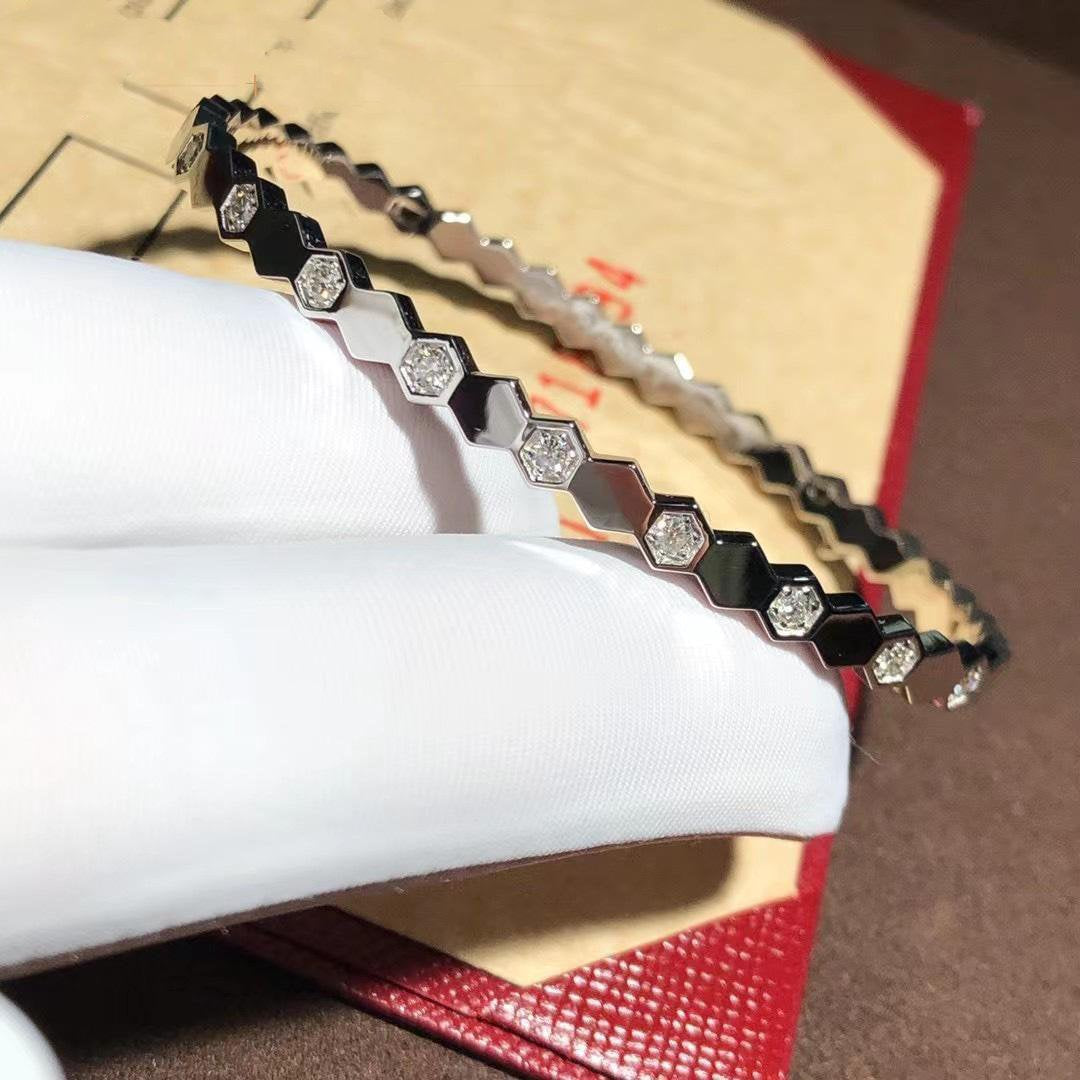[：Polaidi Jewelry]BEE LOVE シルバー ダイヤモンド ブレスレット