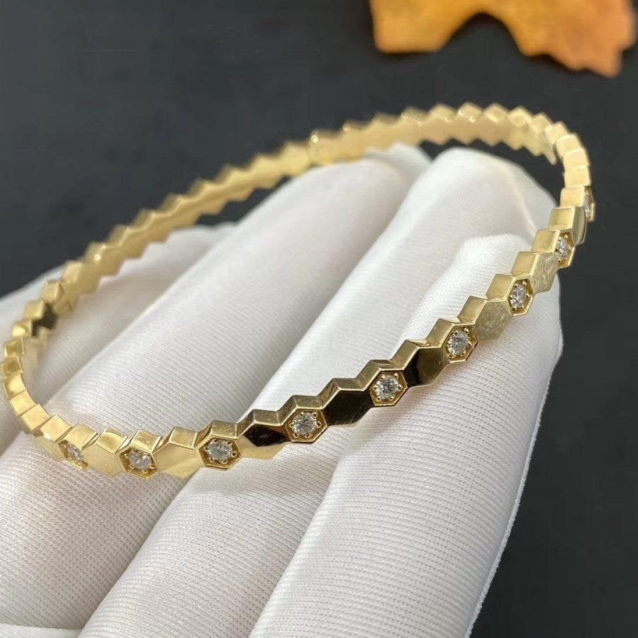[：Polaidi Jewelry]BEE LOVE ゴールド ダイヤモンド ブレスレット