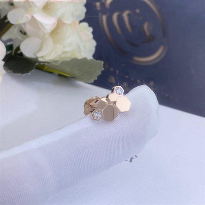 [Polaidi Jewelry]BEE LOVE PINK GOLD DIAMOND EARRINGS