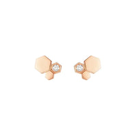 [Polaidi Jewelry ]BEE LOVE PINK GOLD DIAMOND EARRINGS