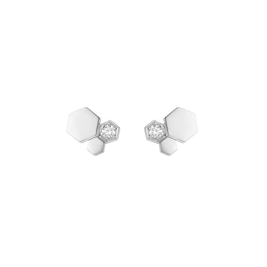 [：Polaidi Jewelry]BEE LOVE SILVER DIAMOND EARRINGS
