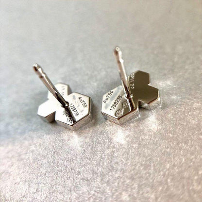[Polaidi Jewelry]BEE LOVE SILVER DIAMOND EARRINGS