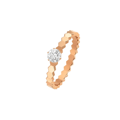 [Polaidi Jewelry]BEE LOVE RING PINK GOLD 1 DIAMOND