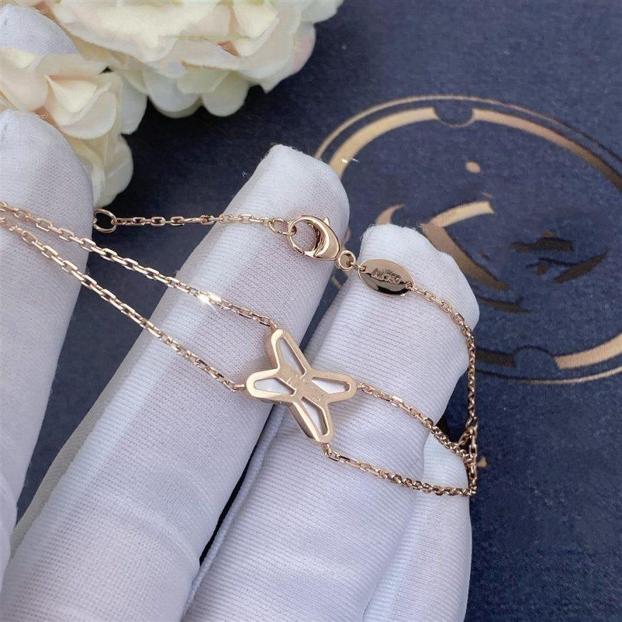 [Polaidi Jewelry]JEUX BRACELET WHITE MOP PINK GOLD 1 DIAMOND