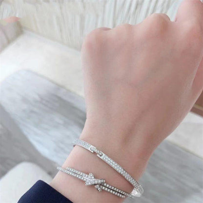 [：Polaidi Jewelry]JEUX DE BRACELET DIAMONDS SILVER
