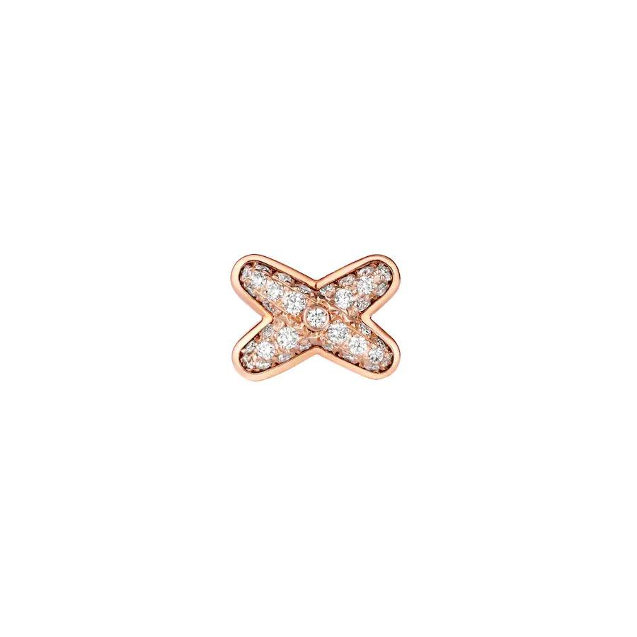 [Polaidi Jewelry]JEUX DE PINK GOLD DIAMOND EARRINGS