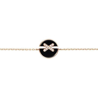 [Polaidi Jewelry ]JEUX DE BRACELET ONYX PINK GOLD DIAMOND