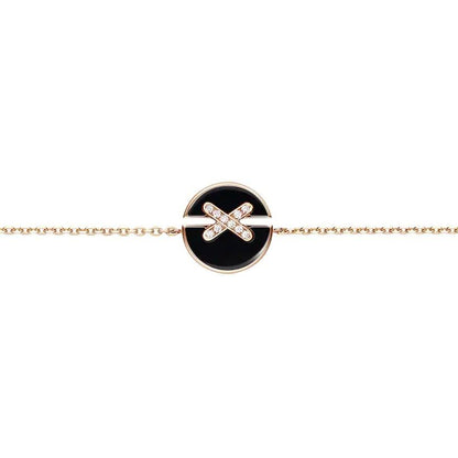 [Polaidi Jewelry]JEUX DE BRACELET ONYX PINK GOLD DIAMOND
