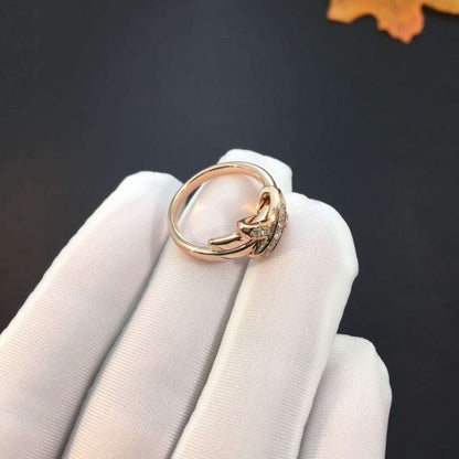 [Polaidi Jewelry]JEUX DE PINK GOLD DIAMOND RING