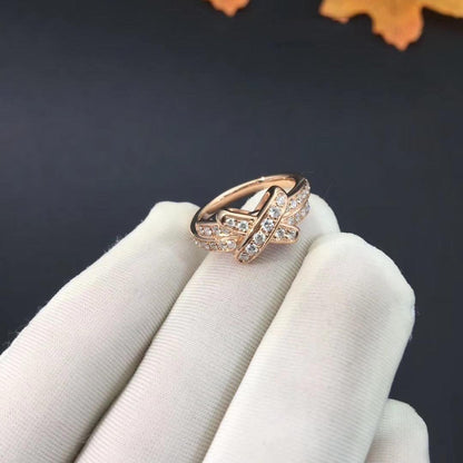 [：Polaidi Jewelry]JEUX DE RING PINK GOLD DIAMOND