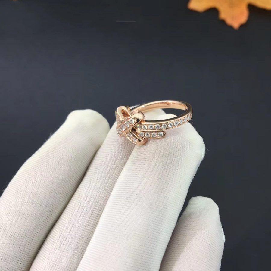 [：Polaidi Jewelry]JEUX DE RING PINK GOLD DIAMOND