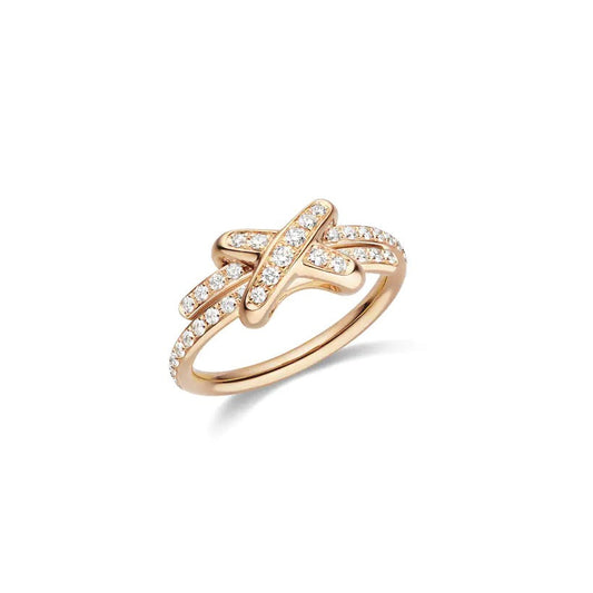 [Polaidi Jewelry]JEUX DE RING PINK GOLD DIAMOND