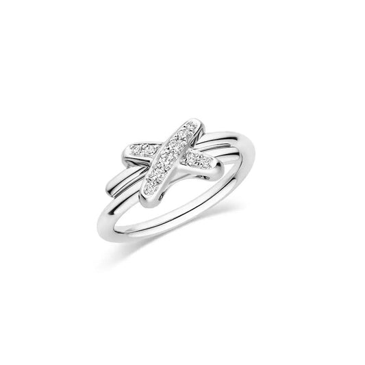 [Polaidi Jewelry]JEUX DE SILVER DIAMOND RING