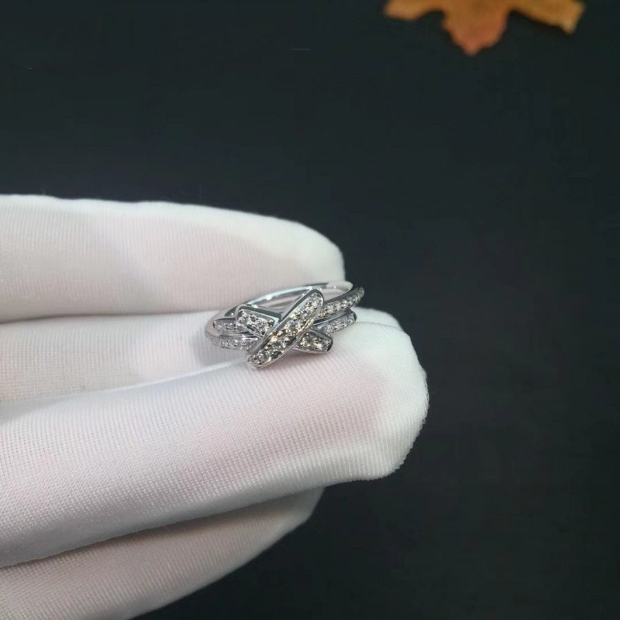 [Polaidi Jewelry]JEUX DE SILVER DIAMOND RING