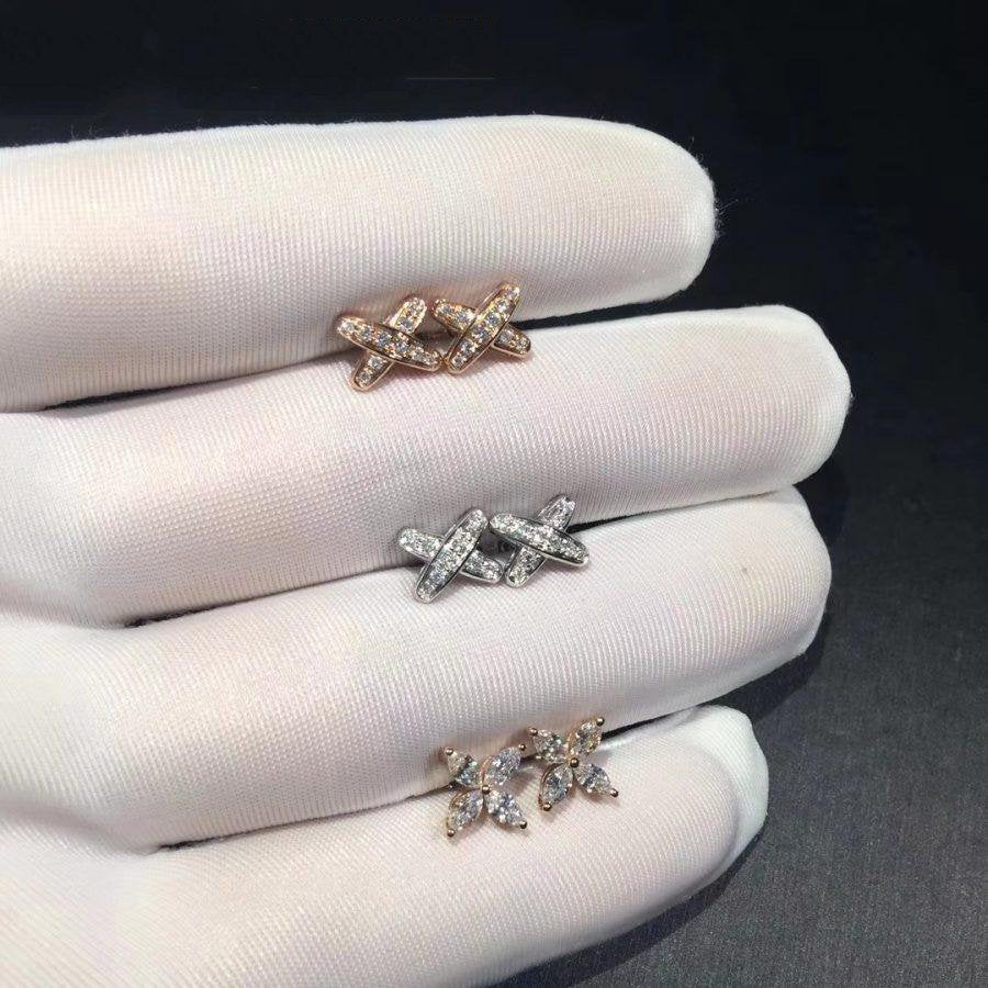 [Polaidi Jewelry]JEUX DE DIAMOND EARRINGS