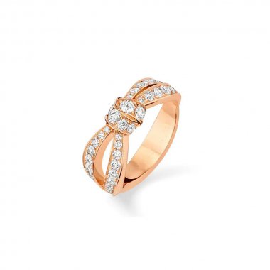 [：Polaidi Jewelry]LIENS PINK GOLD DIAMOND RING