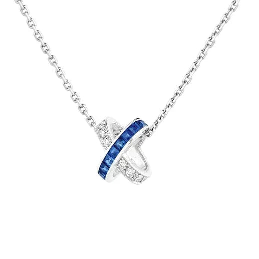 [Polaidi Jewelry]LIENS DIAMOND SILVER NECKLACE