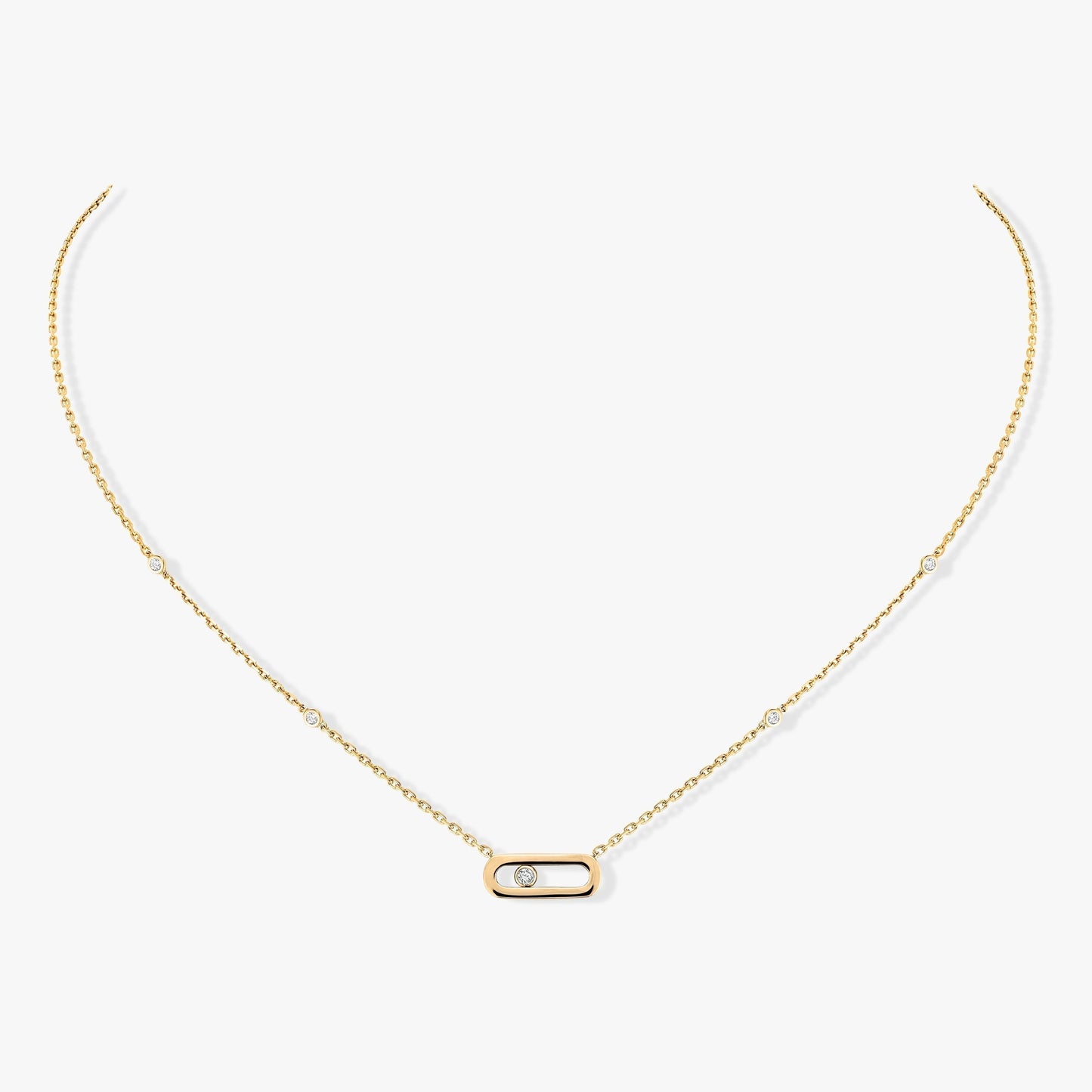 [Polaidi Jewelry]MOVE UNO DIAMOND NECKLACE