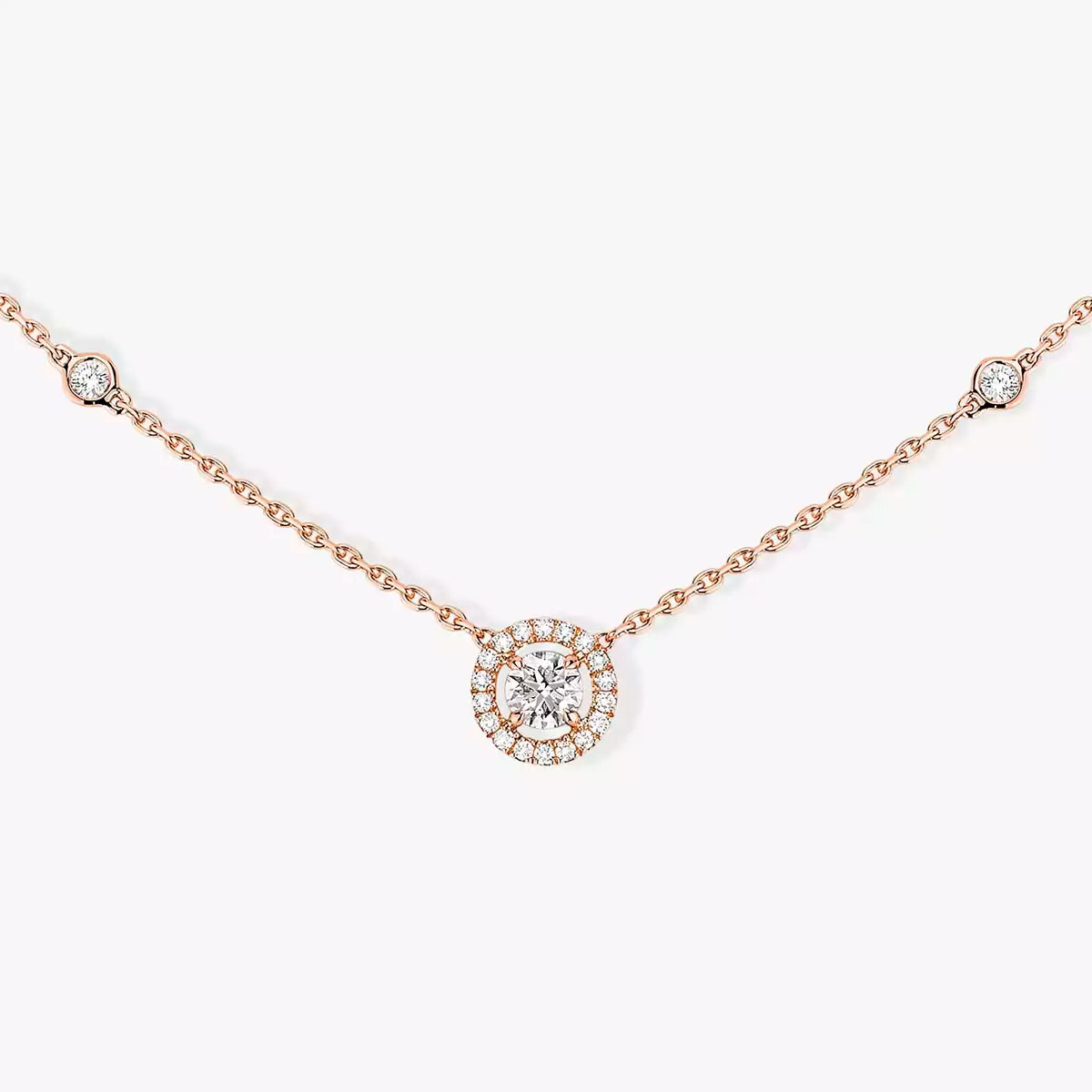 [Polaidi Jewelry]Diamond Necklace 0,20ct Brilliant Shape Joy