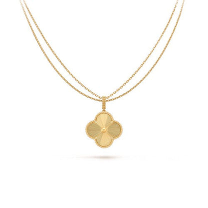[：Polaidi Jewelry]CLOVER 25MM PEDANT NECKLACE GOLD