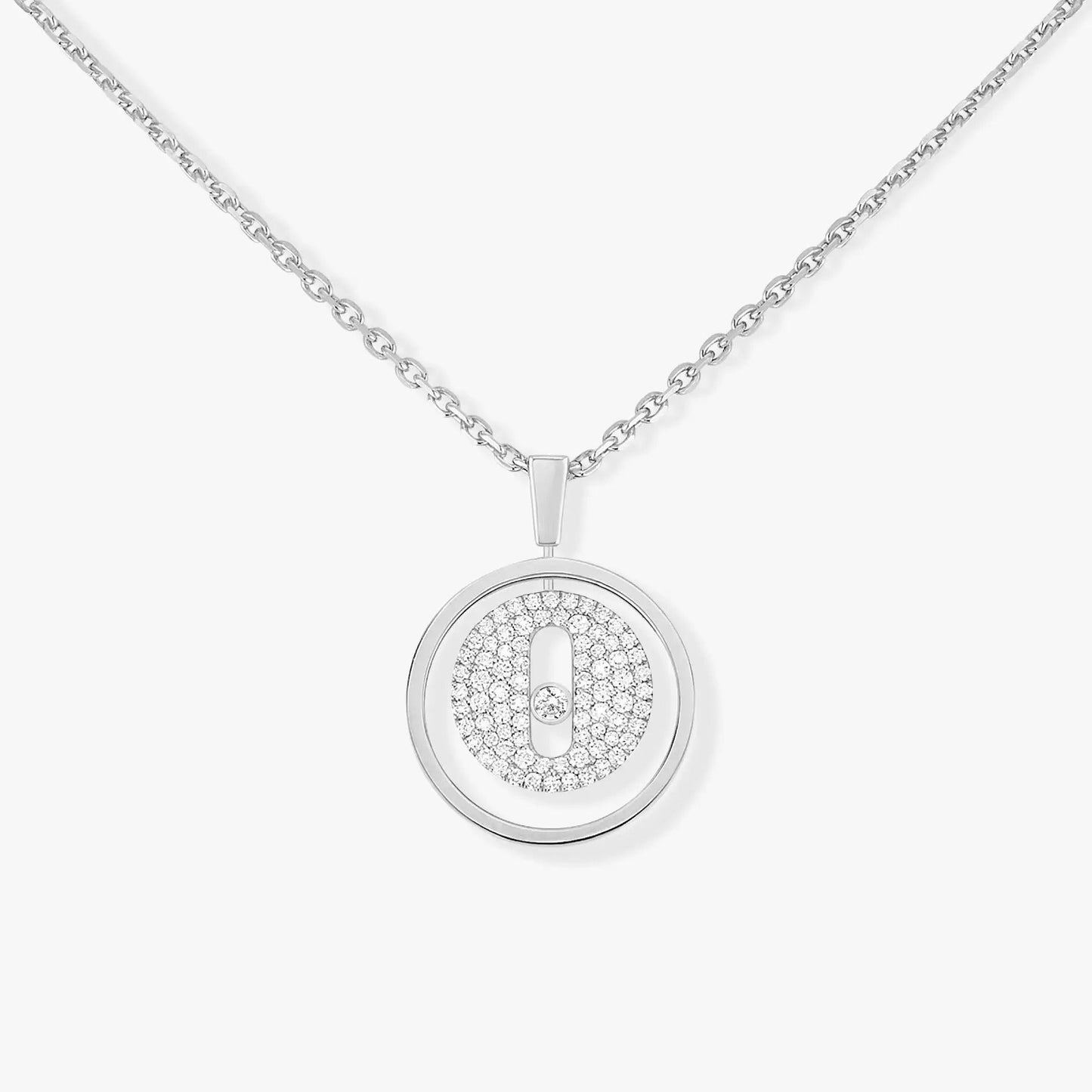 [Polaidi Jewelry]LUCKY MOVER PM PAVED NECKLACE