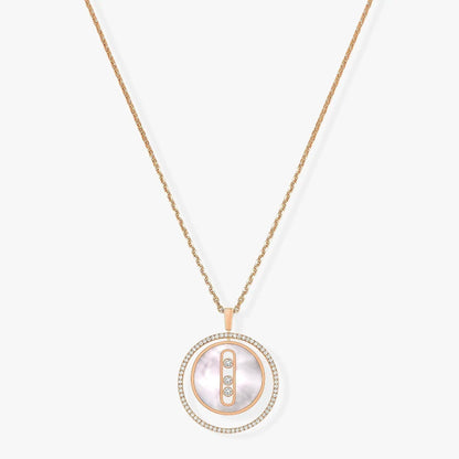 [Polaidi Jewelry]LUCKY MOVE MM NACRE BLANCHE DIAMOND NECKLACE