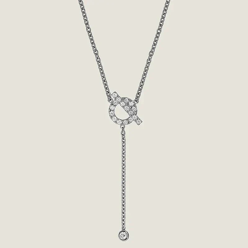 [：Polaidi Jewelry]FINESSE SILVER DIAMOND NECKLACE