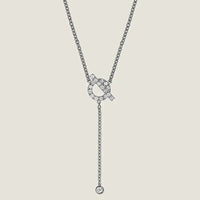 [Polaidi Jewelry ]FINESSE SILVER DIAMOND NECKLACE