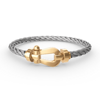 [Polaidi Jewelry ]FORCE LARGE HORSESHOE NO DIAMOND BRACELET GOLD