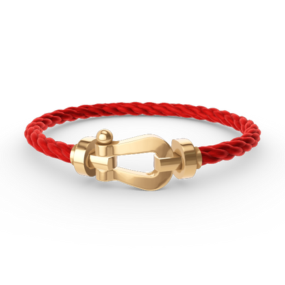 [Polaidi Jewelry]FORCE LARGE HORSESHOE NO DIAMOND BRACELET GOLD