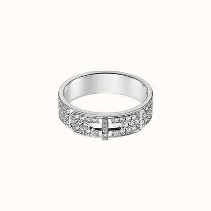[：Polaidi Jewelry]KELLY SILVER DIAMOND RING