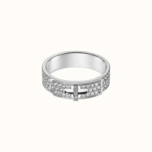 [Polaidi Jewelry]KELLY SILVER DIAMOND RING