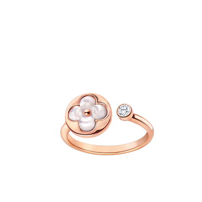 [Polaidi Jewelry]SUN 1 DIAMOND PINK MOP RING