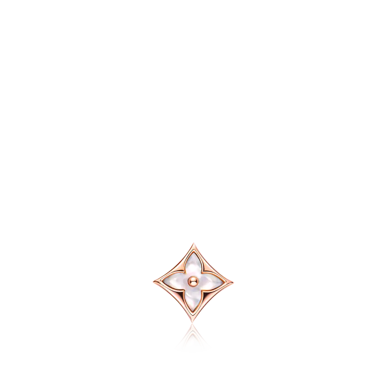 [Polaidi Jewelry]STAR MOP PINK GOLD EARRINGS