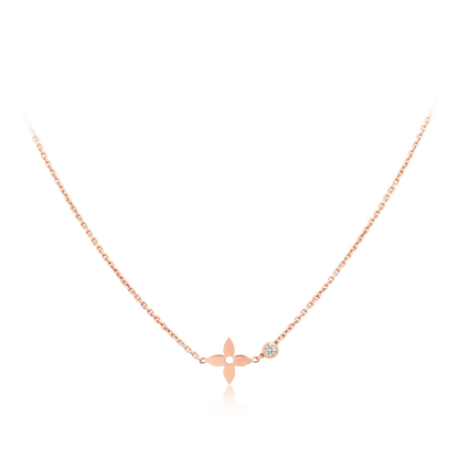 [Polaidi Jewelry]BLOSSOM PENDANT PINK GOLD AND DIAMOND