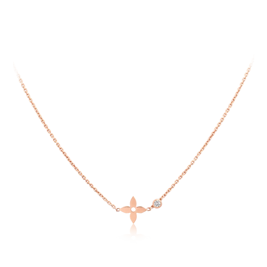 [：Polaidi Jewelry]BLOSSOM PENDANT PINK GOLD AND DIAMOND