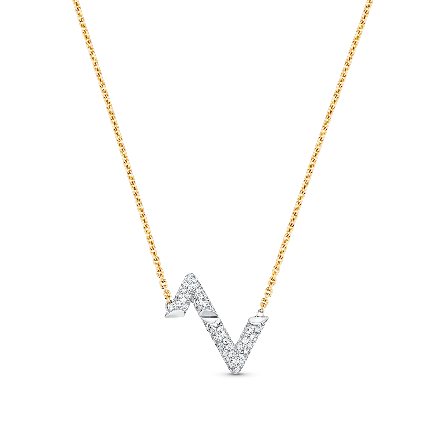 [：Polaidi Jewelry]VOLT SILVER DIAMOND PEDANT NECKLACE